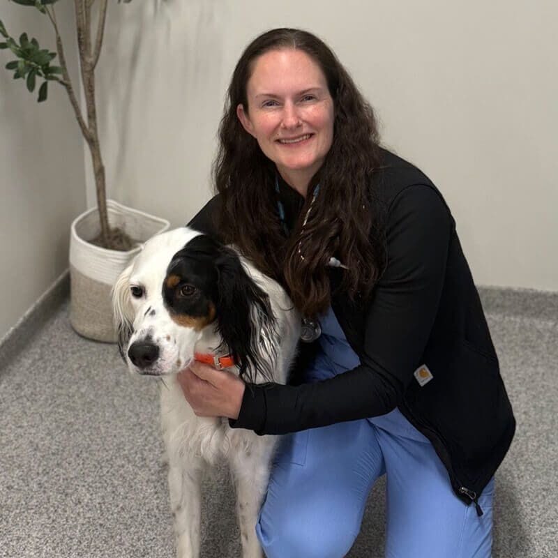Dr Annie Biele With Dog